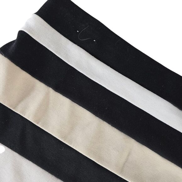 Maurices Black and White Mini Pencil Skirt Casual - Picture 4 of 5